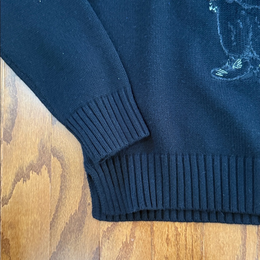 Polo Ralph Lauren Tuxedo Bear Embroidered Sweater - Picture 8 of 13